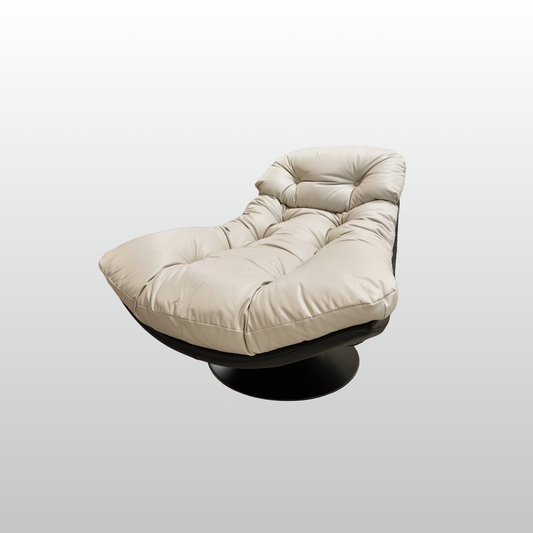 Swivel Sofa Chair - Leather Cushion