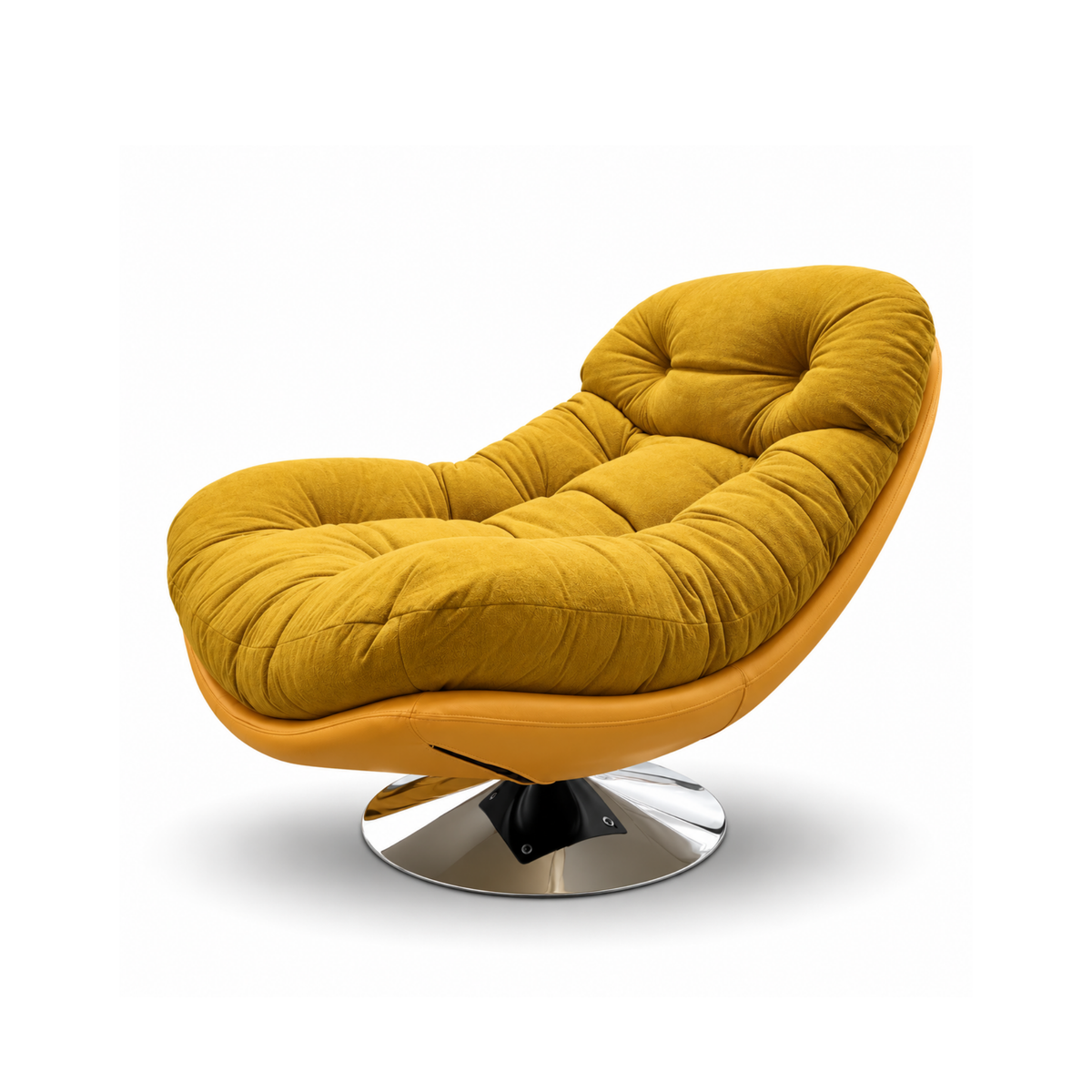 Swivel Sofa Chair - Fabric Cushion