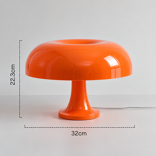 Mushroom Table Lamp - Orange