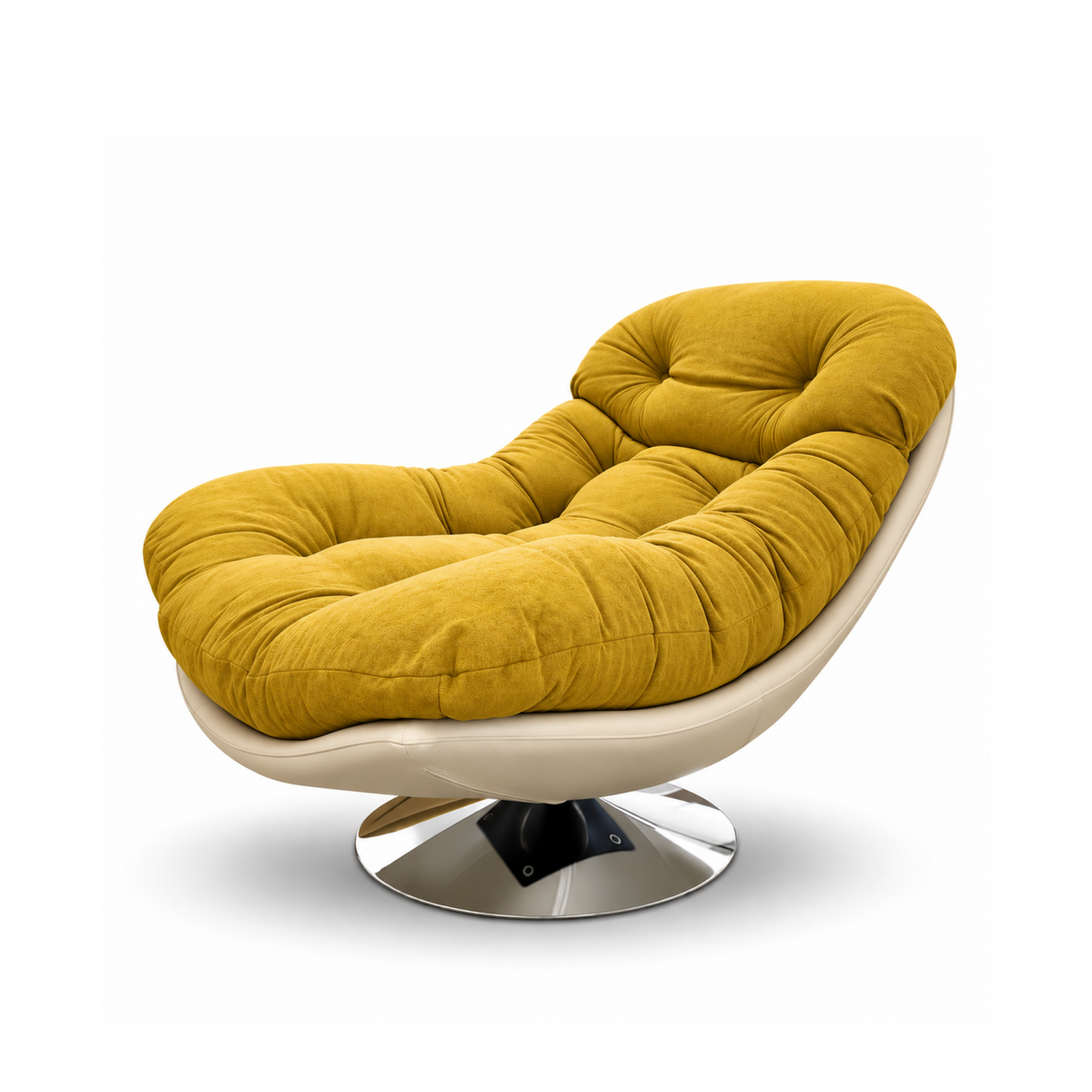 Swivel Sofa Chair - Fabric Cushion