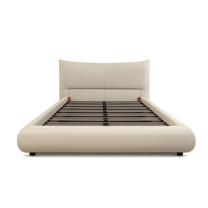 Aura Top Grain Leather Bed Frame