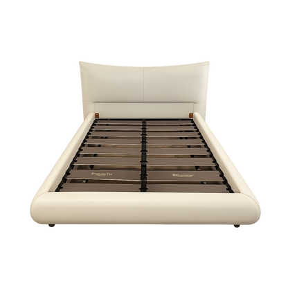 Aura Top Grain Leather Bed Frame