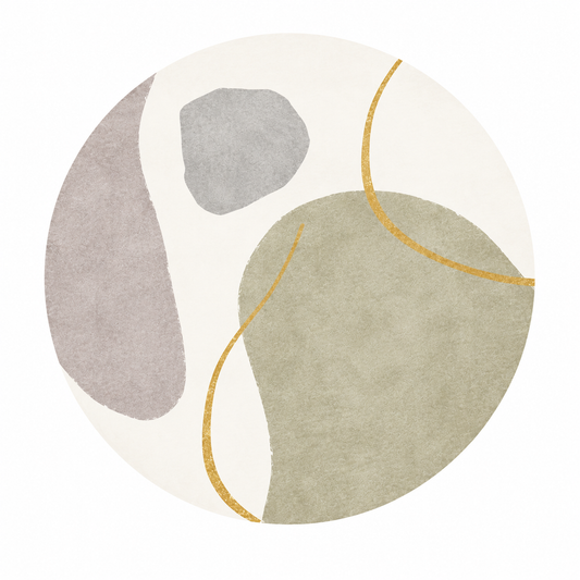 Round Area Rug - 47.2''