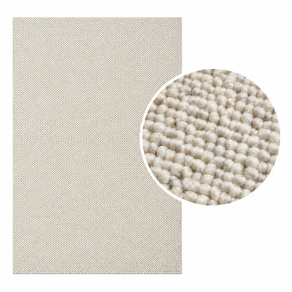 Wool Area Rug - Water & Stain Resistant