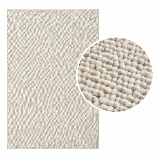 Wool Area Rug - Water & Stain Resistant