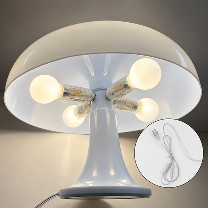 Mushroom Table Lamp - White