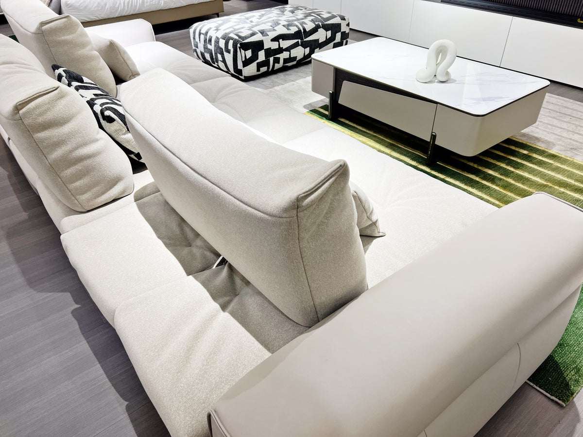 Sectional Sofa with Adjustable Backrest