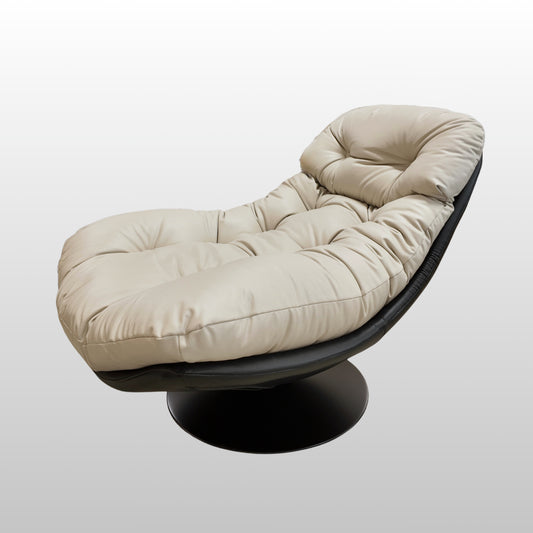 Swivel Sofa Chair - Leather Cushion