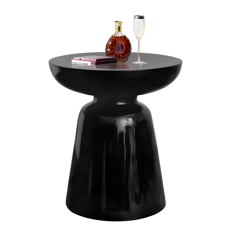Glossy Fiberglass Side Table